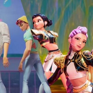 KPop Demon Hunters HD wallpaper