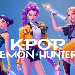 KPop Demon Hunters desktop wallpaper