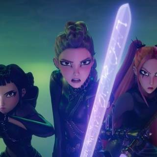 KPop Demon Hunters HD wallpaper