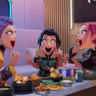 KPop Demon Hunters HD wallpaper