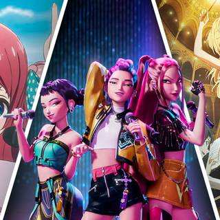 KPop Demon Hunters PC wallpaper