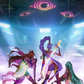 KPop Demon Hunters 4k wallpaper