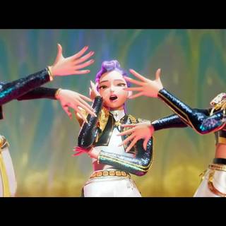 KPop Demon Hunters desktop wallpaper