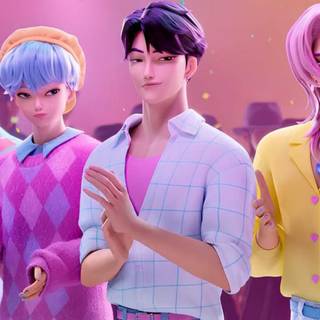 KPop Demon Hunters desktop wallpaper