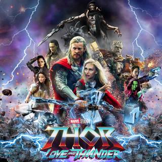 Thor: Love and Thunder poster wallpaper