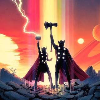 Thor: Love and Thunder poster wallpaper