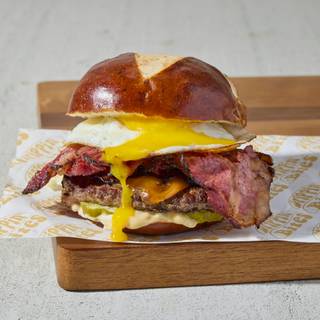 Bacon, egg and cheese sandwich wallpaper