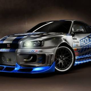 Nissan GTR Fast and Furious wallpaper