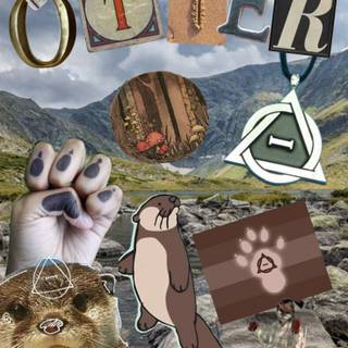 Otter therian wallpaper