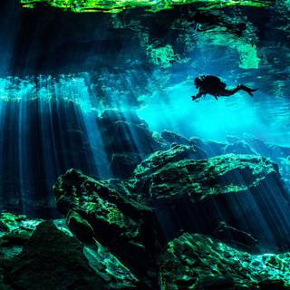 Dangerous cave wallpaper