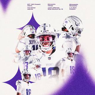 Justin Jefferson winter wallpaper