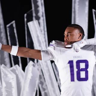 Justin Jefferson winter wallpaper