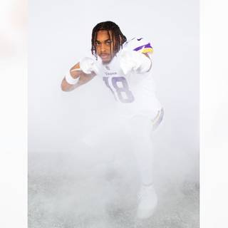 Justin Jefferson winter wallpaper