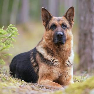 Mean German Shepherd wallpaper