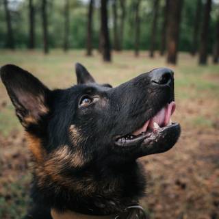 Mean German Shepherd wallpaper