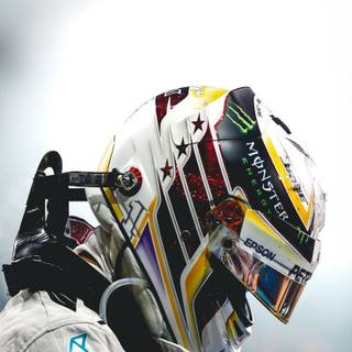 Lewis Hamilton helmet wallpaper