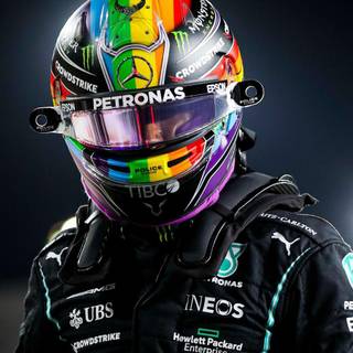 Lewis Hamilton helmet wallpaper