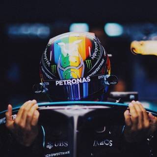 Lewis Hamilton helmet wallpaper