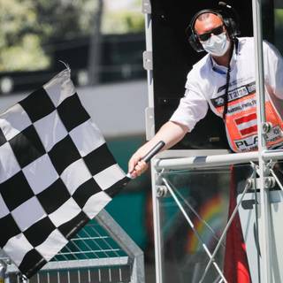 Finish flag wallpaper