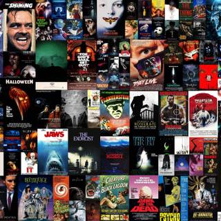 Movie poster collage wallpaper