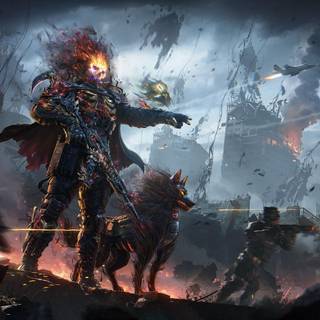 Ghost laptop wallpaper