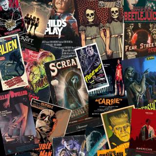 Movie poster collage wallpaper