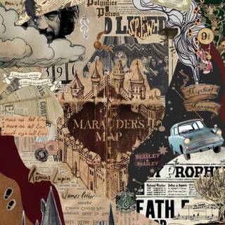 Movie poster collage wallpaper