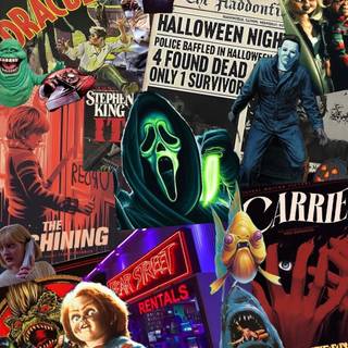 Movie poster collage wallpaper