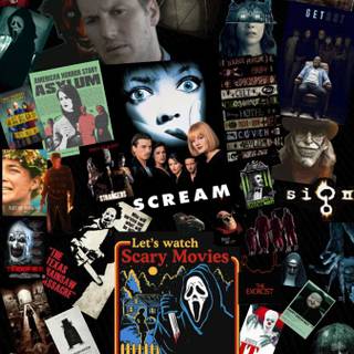 Movie poster collage wallpaper