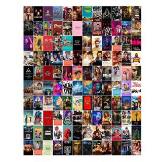 Movie poster collage wallpaper