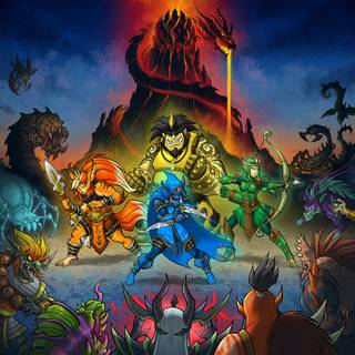 Heroes of Mount Dragon wallpaper