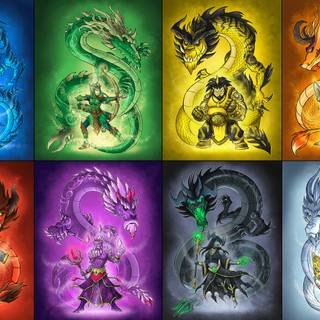 Heroes of Mount Dragon wallpaper