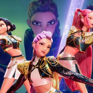 Zoey KPop Demon Hunters wallpaper