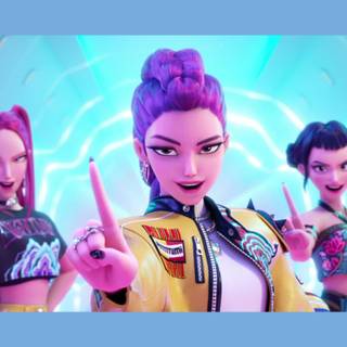 Zoey KPop Demon Hunters wallpaper