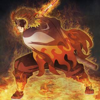 Rengoku Demon Slayer 4k wallpaper