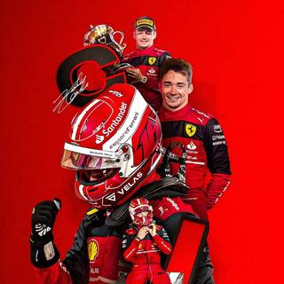 Charles Leclerc Ferrari wallpaper
