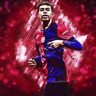 Lamine Yamal 4k PC wallpaper