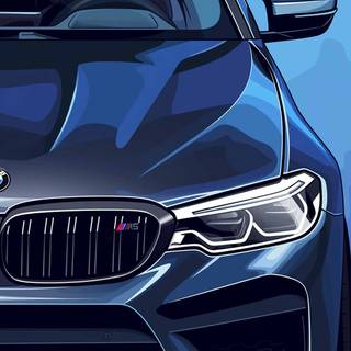 BMW M5 4k phone wallpaper