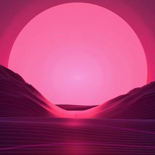 Neon pink iPhone wallpaper