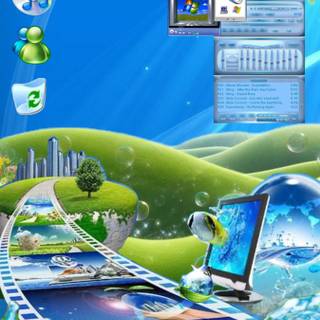 Frutiger Aero iPhone wallpaper