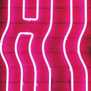 Neon pink iPhone wallpaper