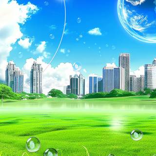 Frutiger Aero iPhone wallpaper