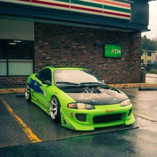 Mitsubishi Eclipse iPhone wallpaper