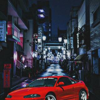 Mitsubishi Eclipse iPhone wallpaper