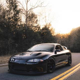 Mitsubishi Eclipse iPhone wallpaper