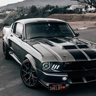 Ford Mustang 1969 iPhone wallpaper