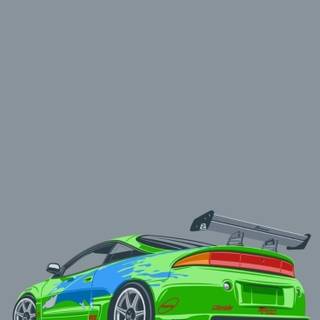 Mitsubishi Eclipse iPhone wallpaper