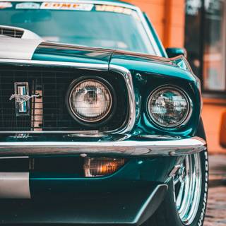 Ford Mustang 1969 iPhone wallpaper