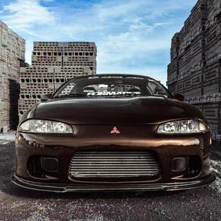 Mitsubishi Eclipse iPhone wallpaper