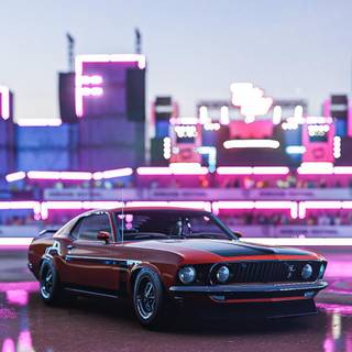 Ford Mustang 1969 iPhone wallpaper